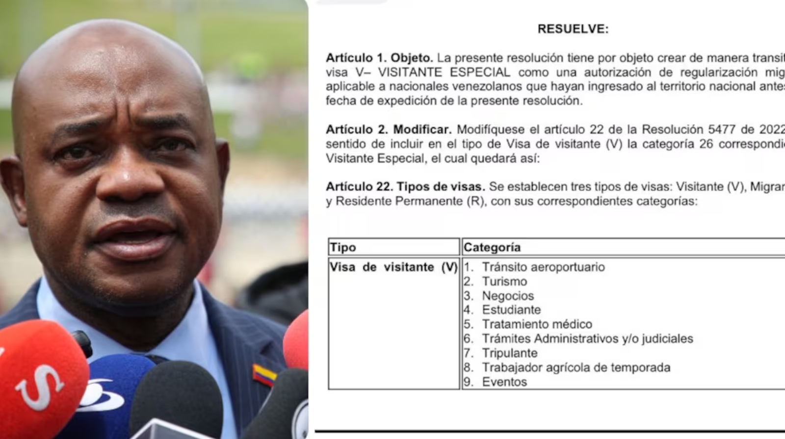 Gobierno colombiano anuncia visa especial para venezolanos: Esto genera polémica