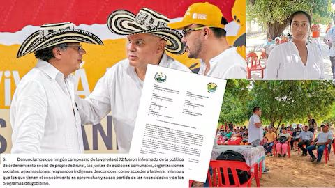 Campesinos de Córdoba acusan entrega de tierras: Denuncian exclusión y temor por presencia de foráneos