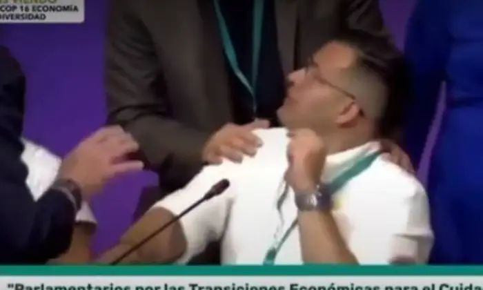 Presidente de la Cámara, Jaime Raúl Salamanca, desata polémica en la COP16 por comentario sobre su estadía en Cali