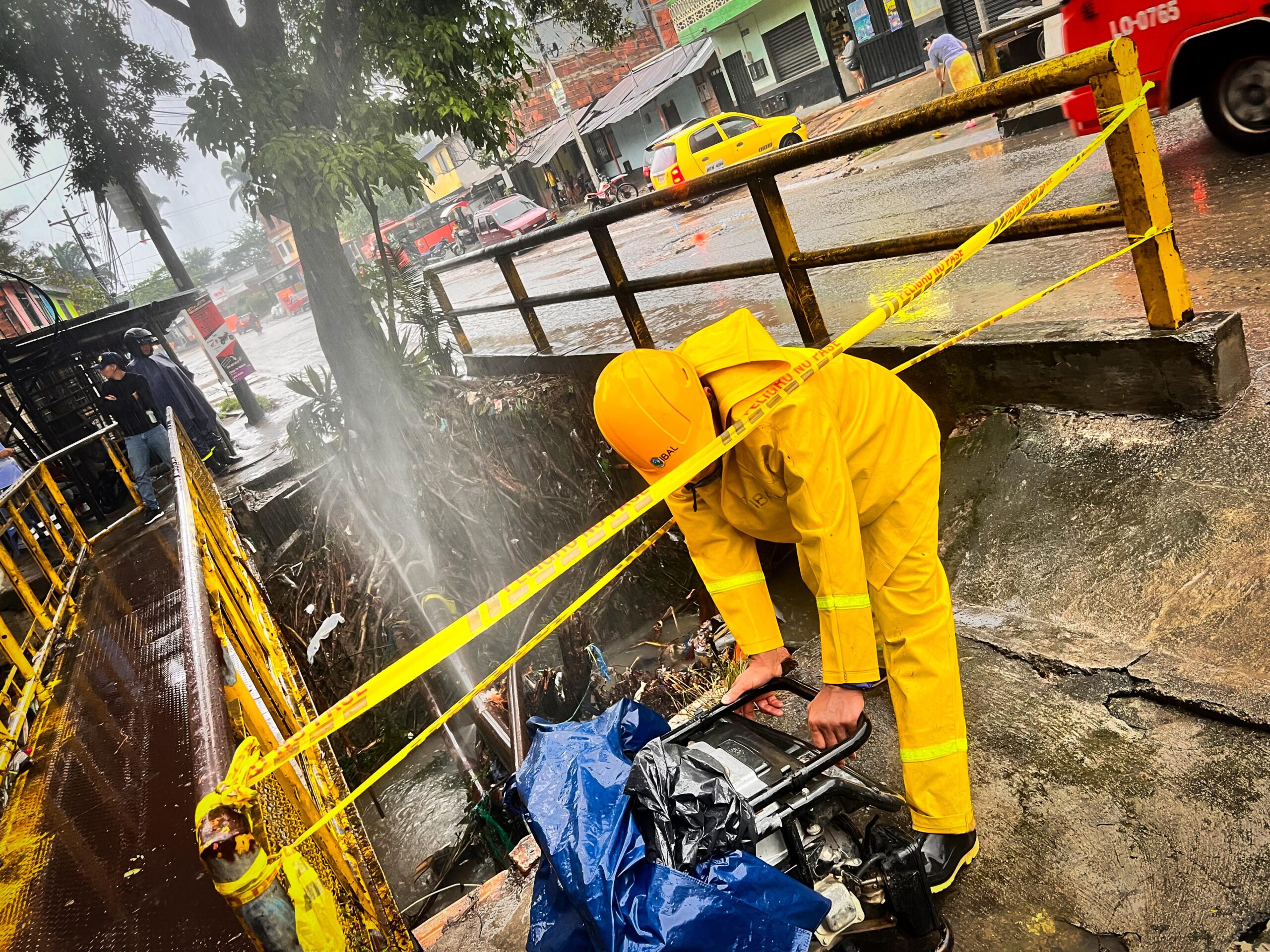 IBAL atiende daños en el sistema de acueducto tras fuertes lluvias en Ibagué