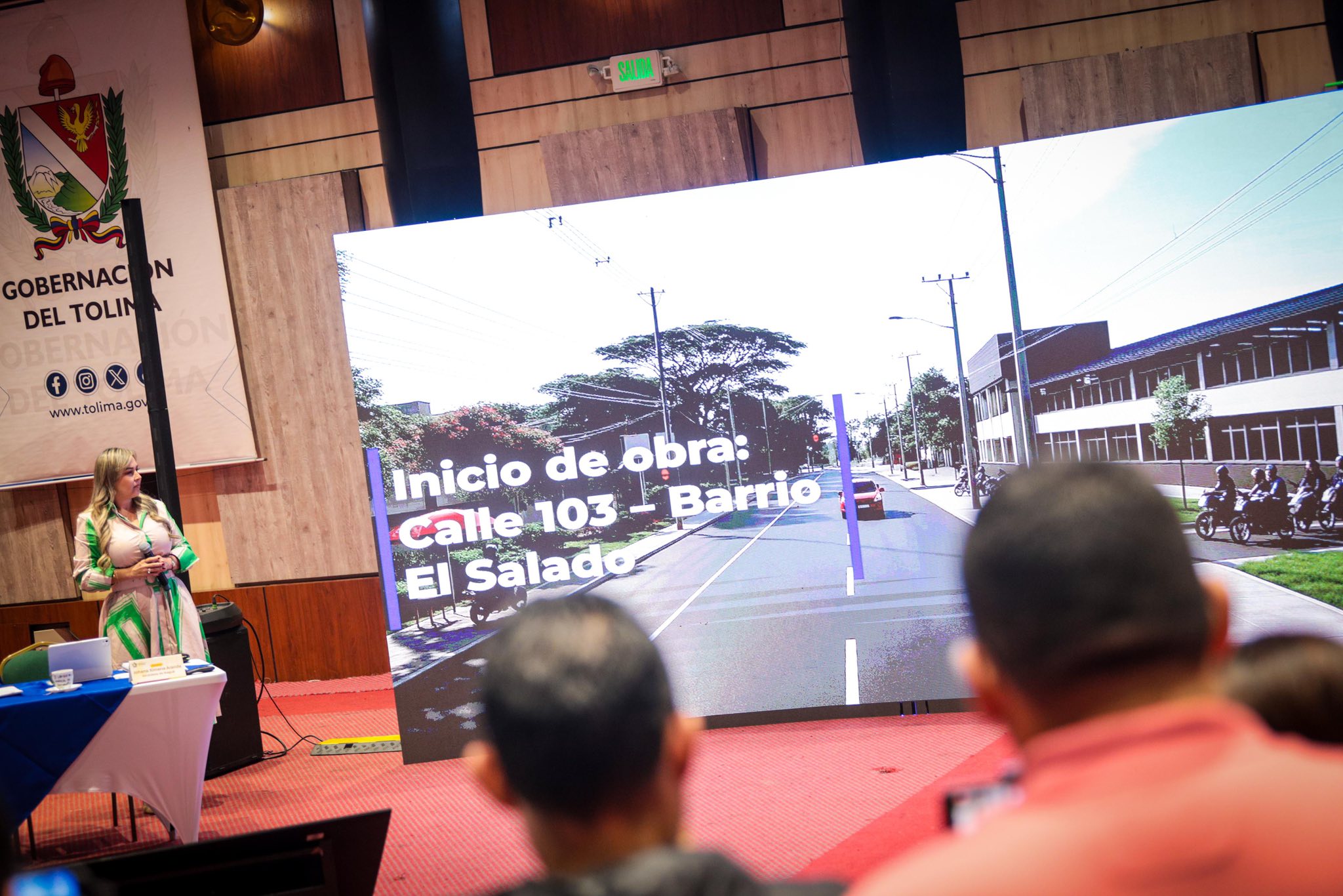 El Salado se renueva: Alcaldesa y Gobernadora anuncian histórica rehabilitación vial en Ibagué