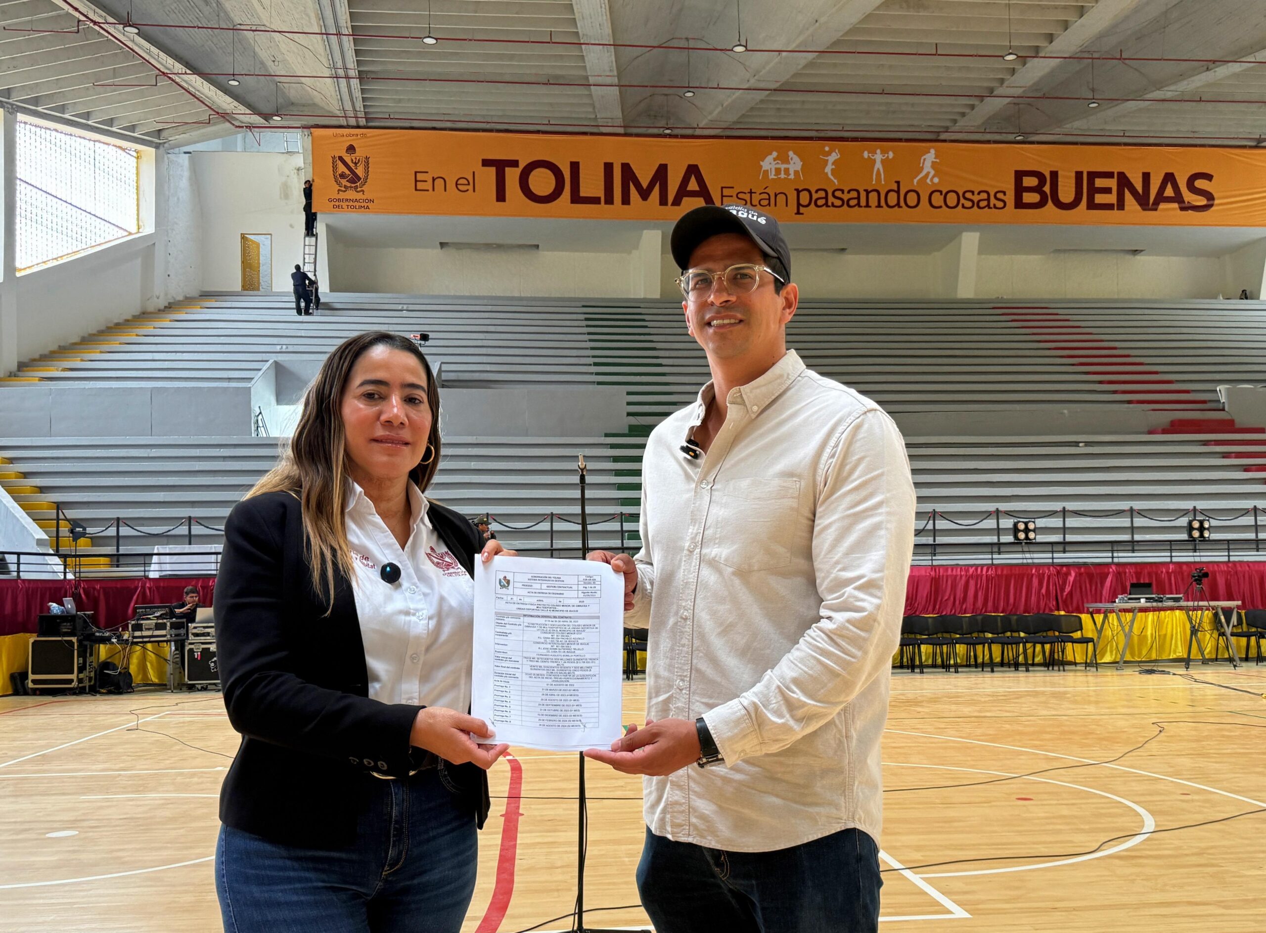 ¡Es un hecho! Ibagué recibe oficialmente las obras del Coliseo Menor y Coliseo de Gimnasia