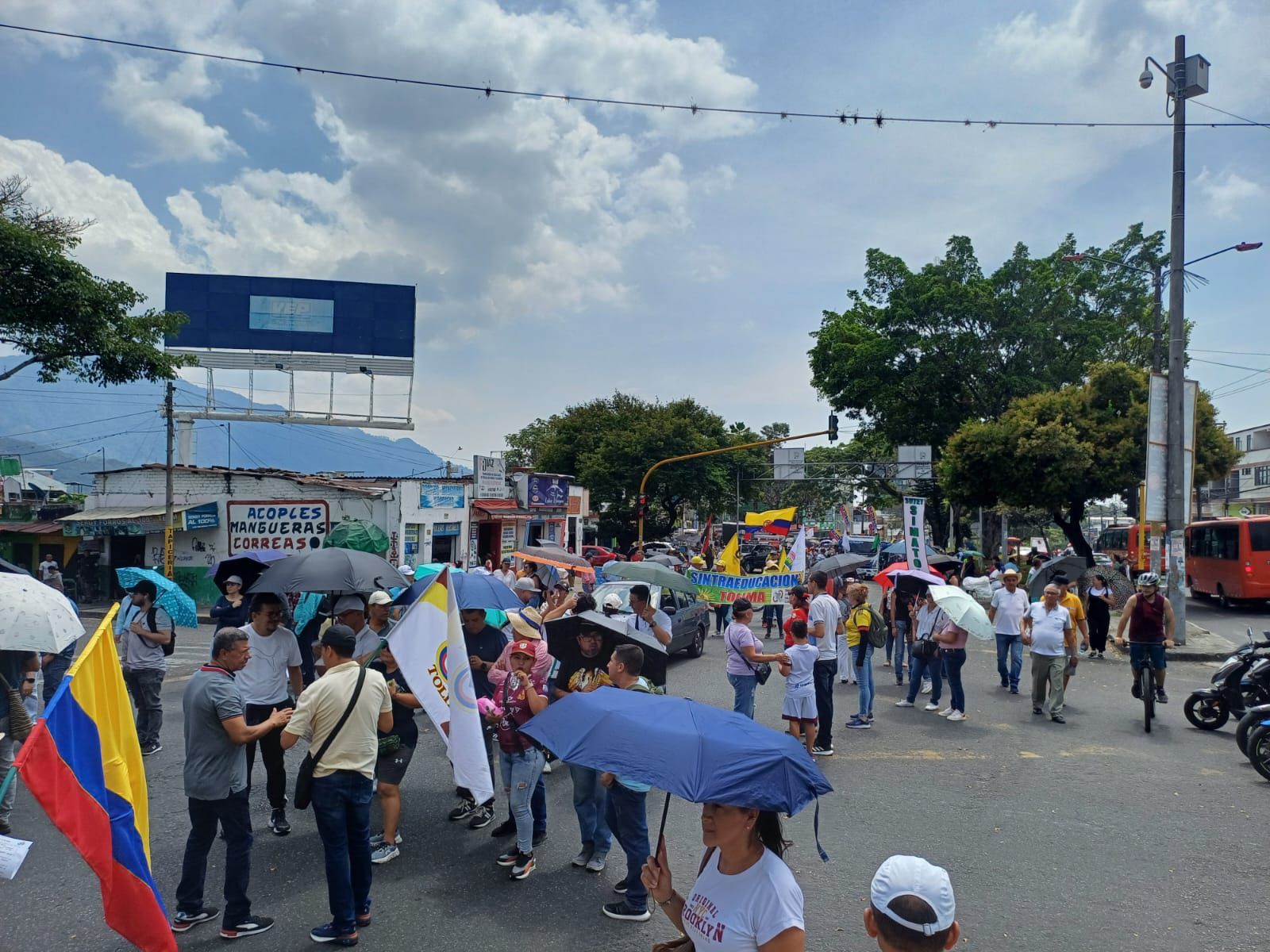 ¡Prepárese! Así será la marcha de este miércoles en Ibagué y los cierres viales que podrían afectar su día